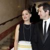 Guillaume Canet et sa compagne Marion Cotillard arrivant à la 40ème cérémonie des Cesar au théâtre du Châtelet à Paris, le 20 février 2015.