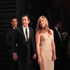 Justin Theroux et Jennifer Aniston assistent à la soirée post-Oscars du magazine Vanity Fair au Wallis Annenberg Center. Beverly Hills, Los Angeles, le 22 février 2015.