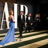Amy Adams et Darren Le Gallo assistent à la soirée post-Oscars du magazine Vanity Fair au Wallis Annenberg Center. Beverly Hills, Los Angeles, le 22 février 2015.