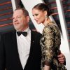 Harvey Weinistein et Georgina Chapman assistent à la soirée post-Oscars du magazine Vanity Fair au Wallis Annenberg Center. Beverly Hills, Los Angeles, le 22 février 2015.