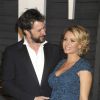 Noah Wyle et sa femme Sara Wells (enceinte) - à la soirée "Vanity Fair Oscar Party" à Hollywood, le 22 février 2015