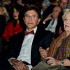 Exclusif - Elio Di Rupo, Marie-Christine Barrault (la marraine du festival) - Gala d'ouverture de la 31e édition du Festival International du Film d'Amour (ou FIFA) à Mons, le 20 février 2015.