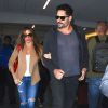 Sofia Vergara et son fiancé Joe Manganiello arrivent à l'aéroport de LAX pour prendre l'avion à Los Angeles, le 24 février 2015