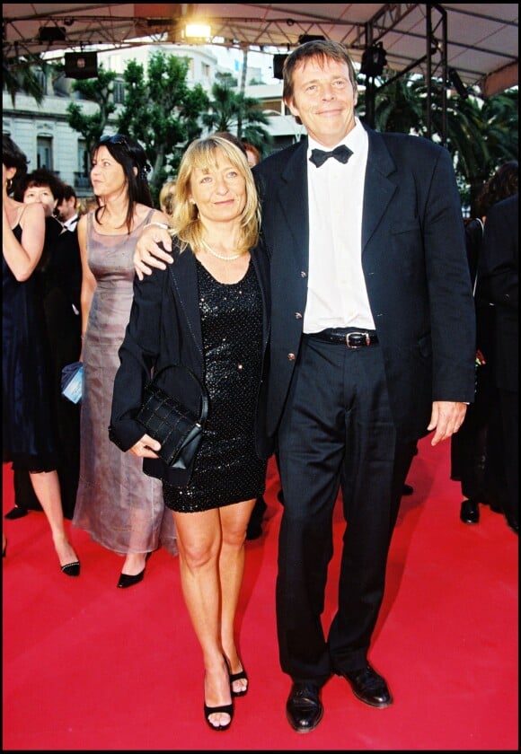Pierre Bachelet et sa femme Françoise dite Fanfan au 53e Festival de Cannes, le 19 mai 2000.