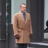 Tom Hanks - Tom Hanks, Justin Bieber et Carly Rae Jepsen dansent lors du tournage d'une publicité pour Fiat à New York, le 16 février 2015.  