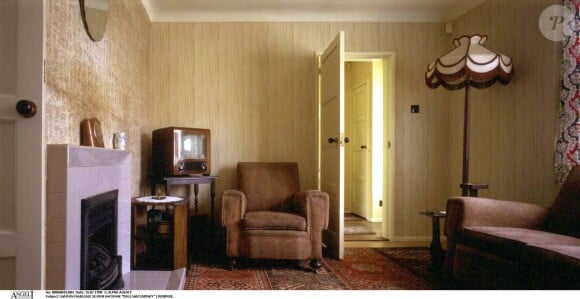 Photo du séjour de la maison familiale de Paul McCartney à Liverpool, le 16 juillet 1998 