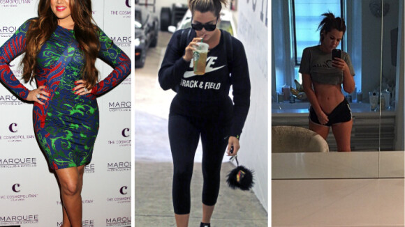 Khloe Kardashian accro au sport: Affinée, abdos béton, bluffante transformation