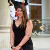 Marion Bartoli au palais de l'Elysée le 6 juin 2014