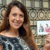 Marion Bartoli défiait ses fans pour l'association ELA à la boutique Maty, place de l'Opéra à Paris, le 20 septembre 2014