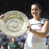 Marion Bartoli remporte Wimbledon à Londres le 6 juillet 2013.
