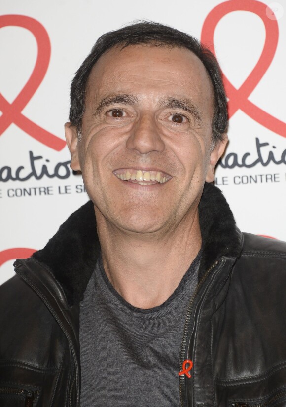 Thierry Beccaro - Soirée de lancement du "Sidaction 2015" au Musée du Quai Branly à Paris, le 2 mars 2015