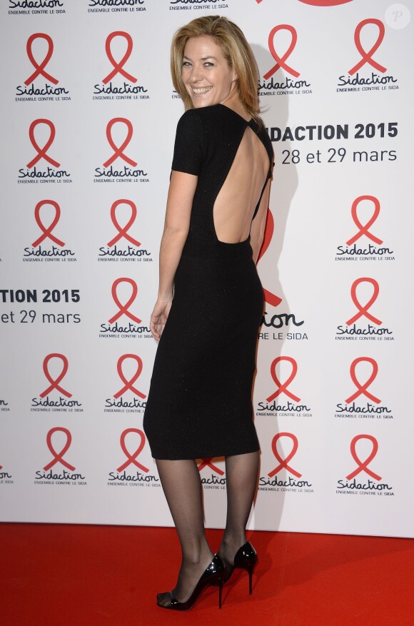 Claire Barsacq - Soirée de lancement du "Sidaction 2015" au Musée du Quai Branly à Paris, le 2 mars 2015