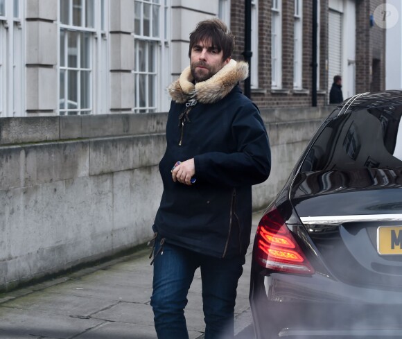 Liam Gallagher dans les rues de Londres. Le 3 février 2015.