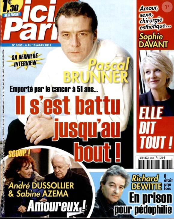 Magazine Ici Paris, en kiosques le 4 mars 2015.