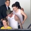 David et Victoria Beckham sont alles a la gym avec leur fils Brooklyn a West Hollywood. Le 26 octobre 2013