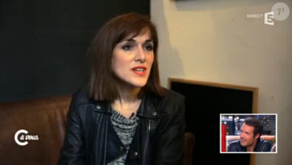 Victoria Bedos, interviewée dans C à vous sur France 5, le mercredi 4 mars 2015.