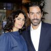 Jessica et Robert Pirès arrivent à l'hôtel Westin pour assister au défilé automne-hiver 2015-2016 de Roland Mouret. Paris, le 5 mars 2015.
