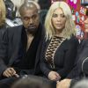 Kanye West, Kim Kardashian, Kris Jenner - People au défilé de mode Givenchy prêt-à-porter Automne-Hiver 2015-2016 à Paris le 8 mars 2015.