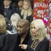 Kanye West et Kim Kardashian, - People au défilé de mode Givenchy prêt-à-porter Automne-Hiver 2015-2016 à Paris le 8 mars 2015.