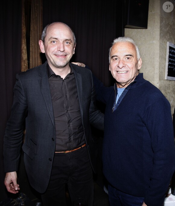 Michel Fugain et un ami - Concert de Michel Fugain et Pluribus aux Folies Bergère le 7 mars 2015 à Paris.
