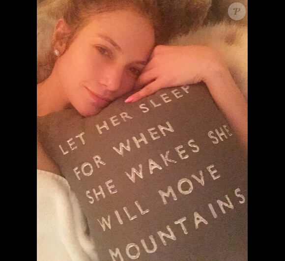 Jennifer Lopez a ajouté une photo à son compte Instagram, le 7 mars 2015