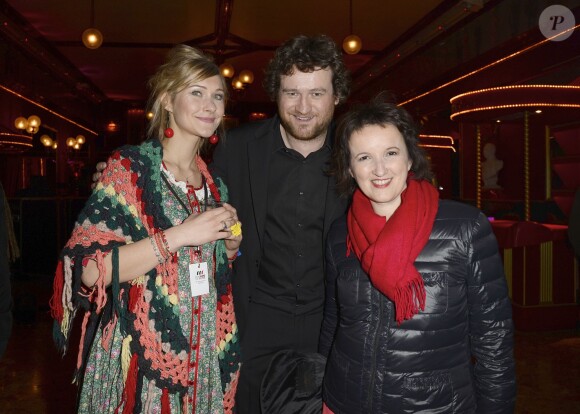 Exclusif - GiedRé (Giedré Barauskaité), Olivier de Benoist et Anne Roumanoff - Olivier de Benoist et ses invités présentent "Le Jour Le Plus Long" à l'occasion de la Journée de la Femme au Cirque d'Hiver à Paris, le 8 mars 2015.
