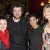 Exclusif - Anne Roumanoff, Olivier de Benoist, Nawell Madani et GiedRé (Giedré Barauskaité) - Olivier de Benoist et ses invités présentent "Le Jour Le Plus Long" à l'occasion de la Journée de la Femme au Cirque d'Hiver à Paris, le 8 mars 2015.