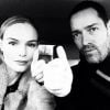 Kate Bosworth a ajouté une photo à son compte Instagram en compagnie de son mari Michael Polish, le 1er février 2015