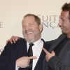 Harvey Weinstein et Matthias Schoenaerts - Avant-première mondiale du film "Suite Française" à l'UGC Normandie à Paris, le 10 mars 2015.