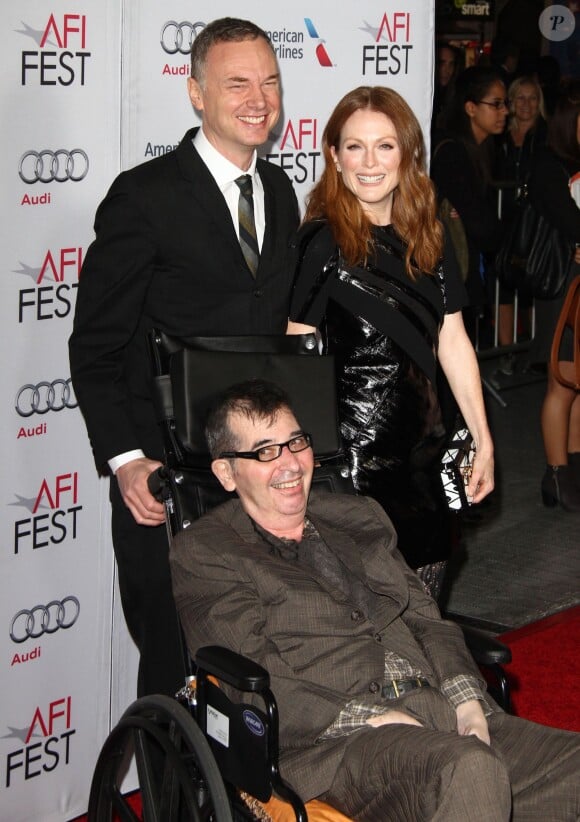 Wash Westmoreland, Richard Glatzer, Julianne Moore  lors de la soirée de l'AFI Fest à Los Angeles le 12 novembre 2014 