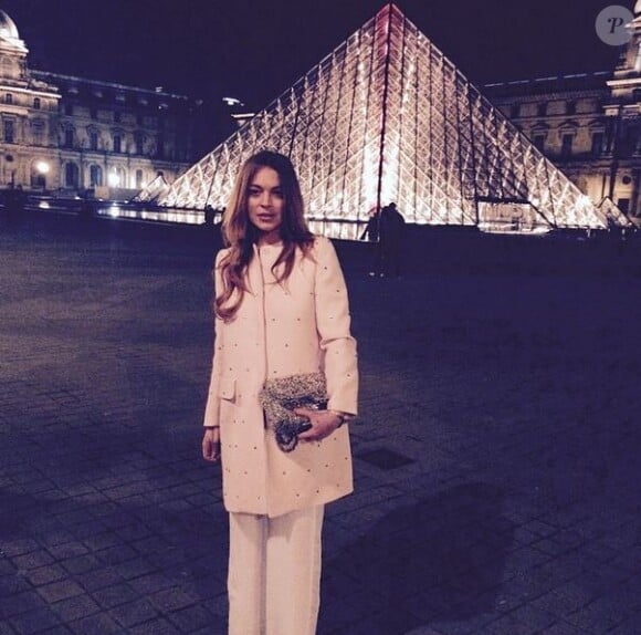 Lindsay Lohan à Paris, le 11 mars 2015