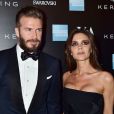  Victoria Beckham et son mari David Beckham au Gala "Alexander McQueen : Savage Beauty" au Victoria and Albert Museum &agrave; Londres, le 12 mars 2015. 