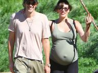 Milla Jovovich très enceinte: Soutenue par son chéri, le terme est proche !