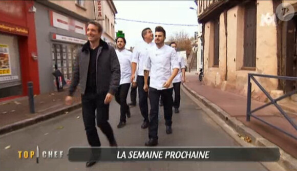 dans la bande-annonce de Top Chef 2015 sur M6, le lundi 16 mars 2015.