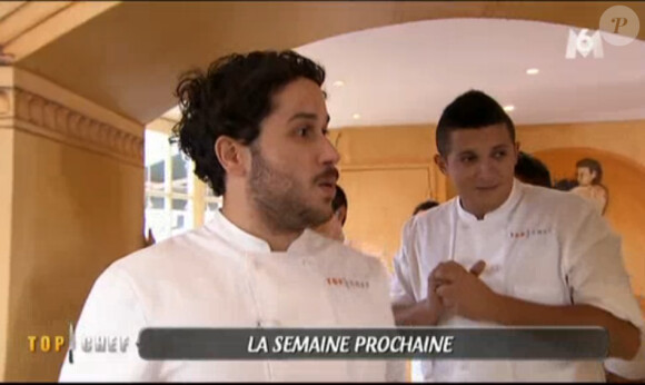 Florian et Adel dans la bande-annonce de Top Chef 2015 sur M6, le lundi 16 mars 2015.