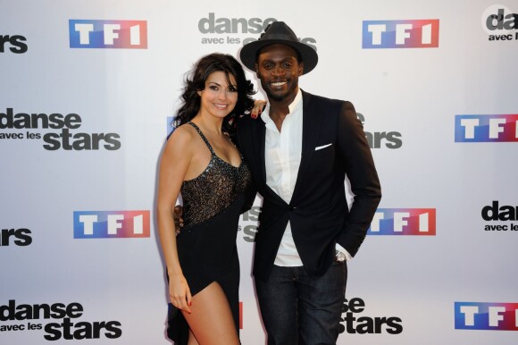 Corneille et Candice Pascal lors du photocall de Danse Avec Les Stars 2014 chez TF1 à Paris, le 10 septembre 2014