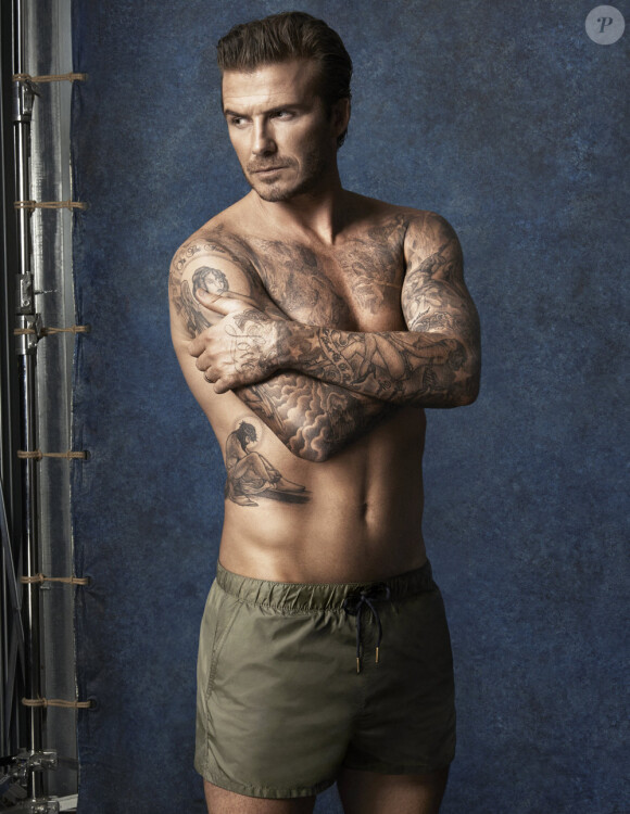 David Beckham pose pour H&M