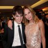 Alain-Fabien Delon et sa mère Rosalie Van Breemen - Soirée pour le lancement du magazine "People" en Allemagne à Berlin le 17 mars 2015
