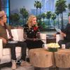 Madonna et Justin bieber sur le plateau de "The Ellen Show", le 18 mars 2015.