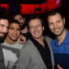 Nikola Karabatic, Daniel Narcisse, Jean-Luc Reichmann, Jérôme Fernandez - Les champions du monde de handball fêtent leur victoire au VIP Room à Paris le 2 février 2015.