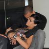 Chris Brown et Rihanna dans un club. Le 2 mars 2008 