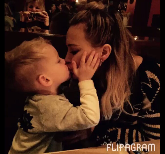Hilary Duff a ajouté une photo de son fils Luca pour son troisième anniversaire, sur son compte Instagram le 20 mars 2015