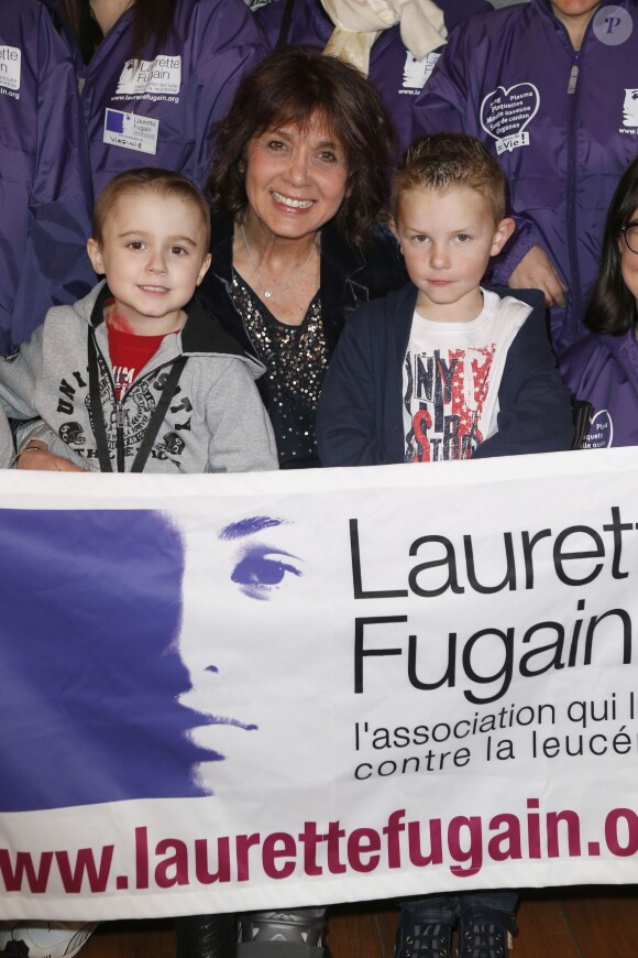 Enzo et Stéphanie Fugain et Antonin La 8 ème édition de GLISSE EN COEUR pour l'association Laurette Fugain, association qui lutte contre la leucémie au Grand-Bornand du vendredi 20 Mars au dimanche 22 Mars 2015