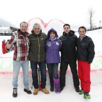 Stéphanie Fugain : Glisse en coeur avec Julian Bugier, le beau gosse du JT