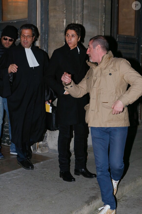 Jean-Luc Lahaye au tribunal correctionnel de Paris le 23 mars 2015