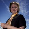 Eva Gabrielsson, la veuve de Stieg Larsson, le 25 juin 2012 à Stockholm