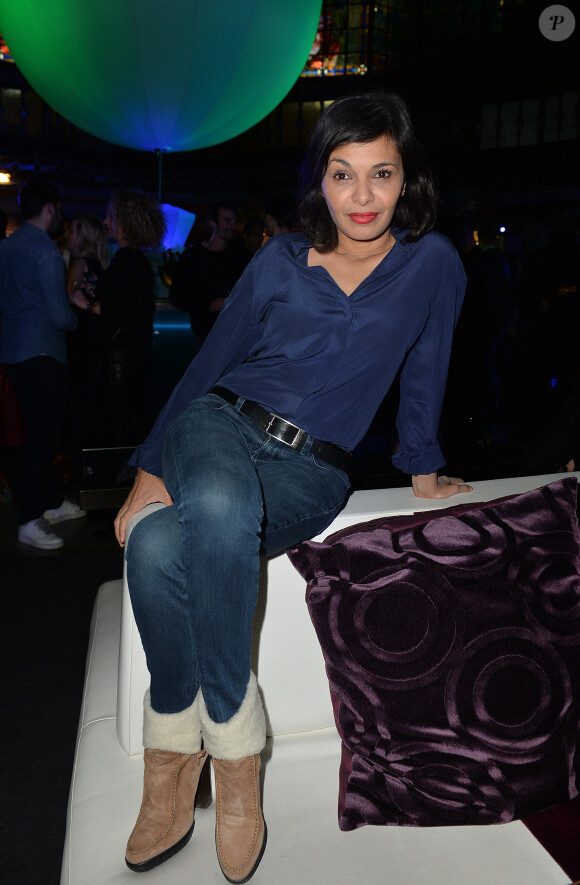 Exclusif - Saïda Jawad lors du cocktail pour la présentation de la nouvelle étoile de la galaxie "Angel" de Thierry Mugler avec sa nouvelle égérie Georgia May Jagger à Paris, le 30 janvier 2015.