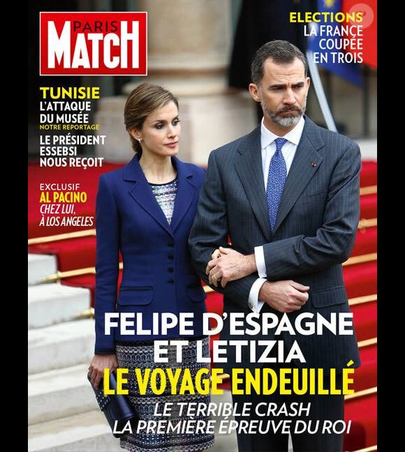 Paris Match, en kiosques le 26 mars 2015.