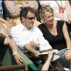 Pierre Sled et Sophie Davant à Roland-Garros en 2007.