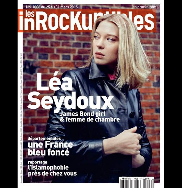 Léa Seydoux en couverture du magazine Les Inrockuptibles, numéro 1008 du 23 mars.
